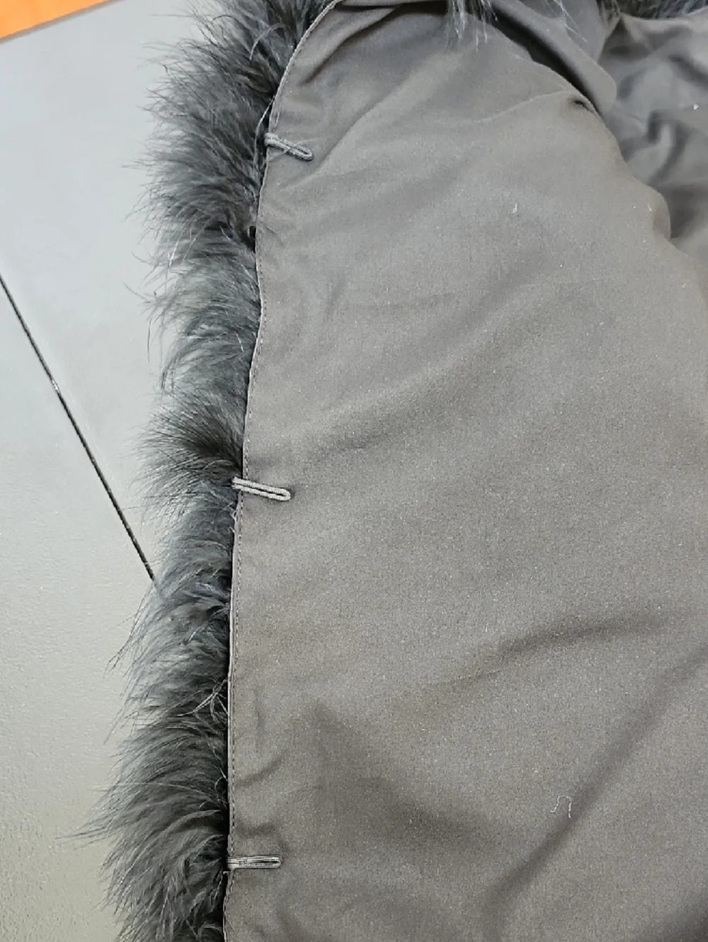 NEW - BCBGMaxAzria "Zoey" Black Ostrich Feather Jacket - Picture 7 of 13